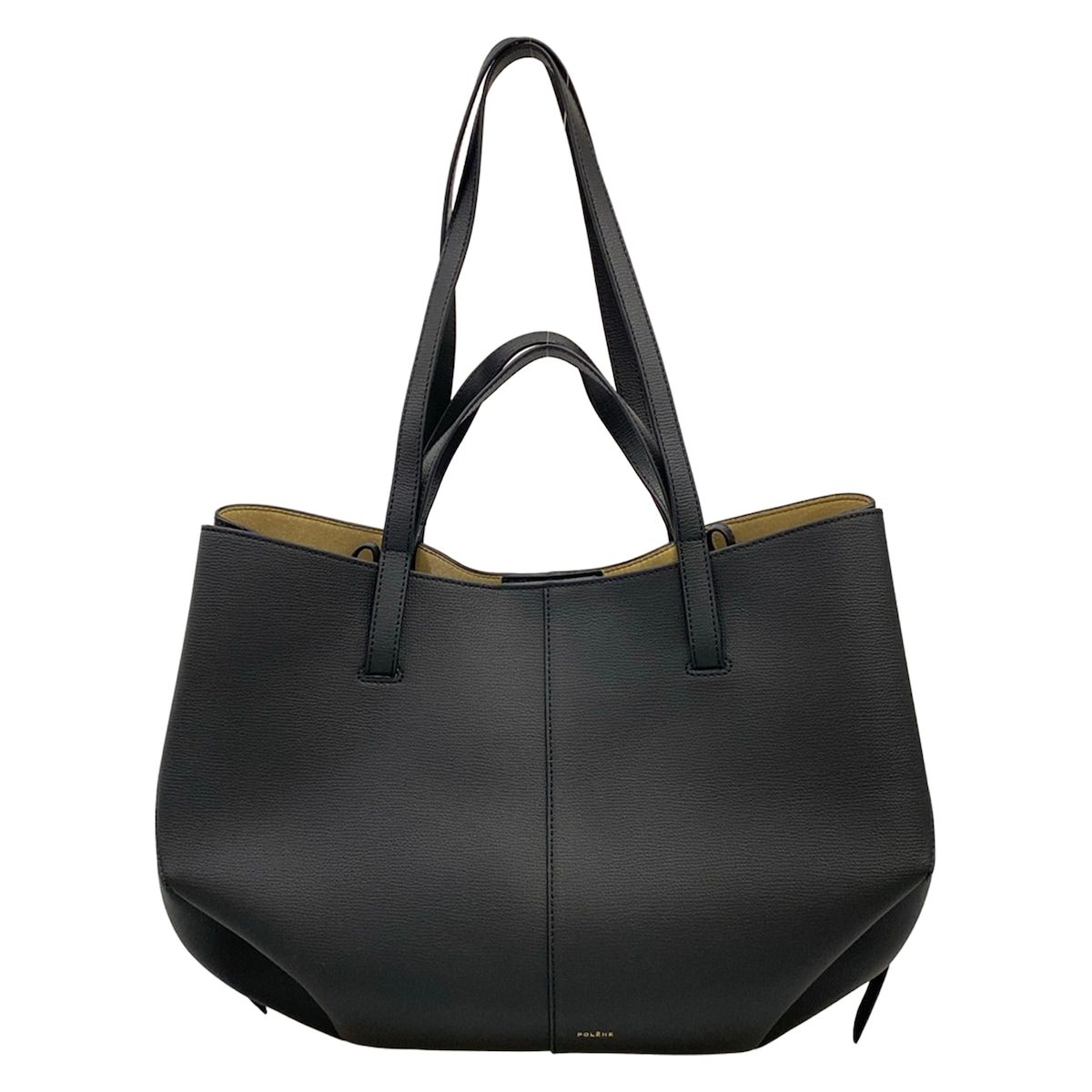 POLENE(ポレーヌ) トートバッグ Cyme(シム) ミニ 黒 2way レザー