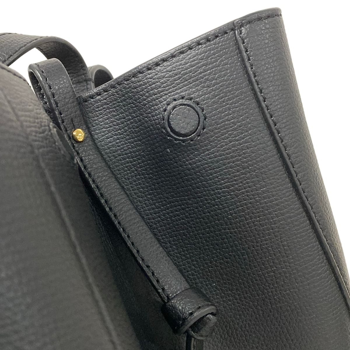 POLENE(ポレーヌ) トートバッグ Cyme(シム) ミニ 黒 2way レザー