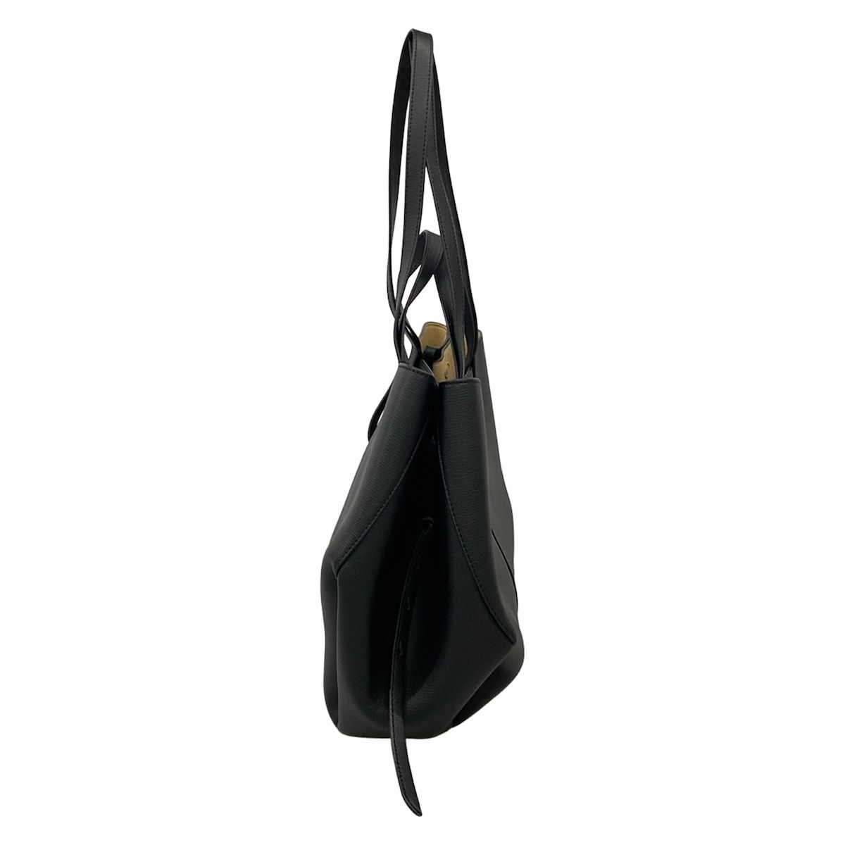 POLENE(ポレーヌ) トートバッグ Cyme(シム) ミニ 黒 2way レザー