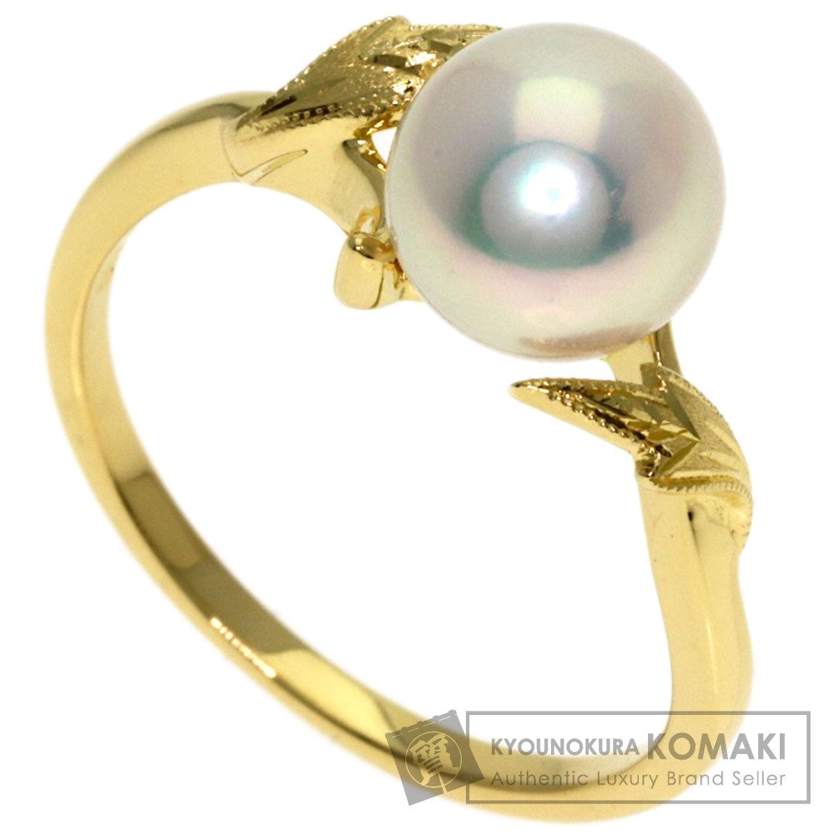 MIKIMOTO ミキモト パール 真珠 リング・指輪 K18YG レディース [中古]