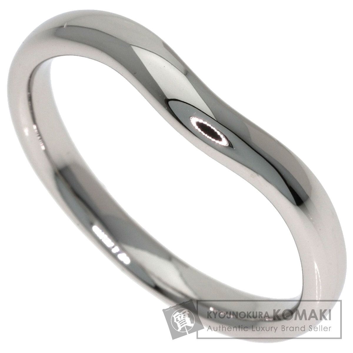 TIFFANY&Co. ティファニー カーブドバンド リング・指輪 PT950 レディース [中古]