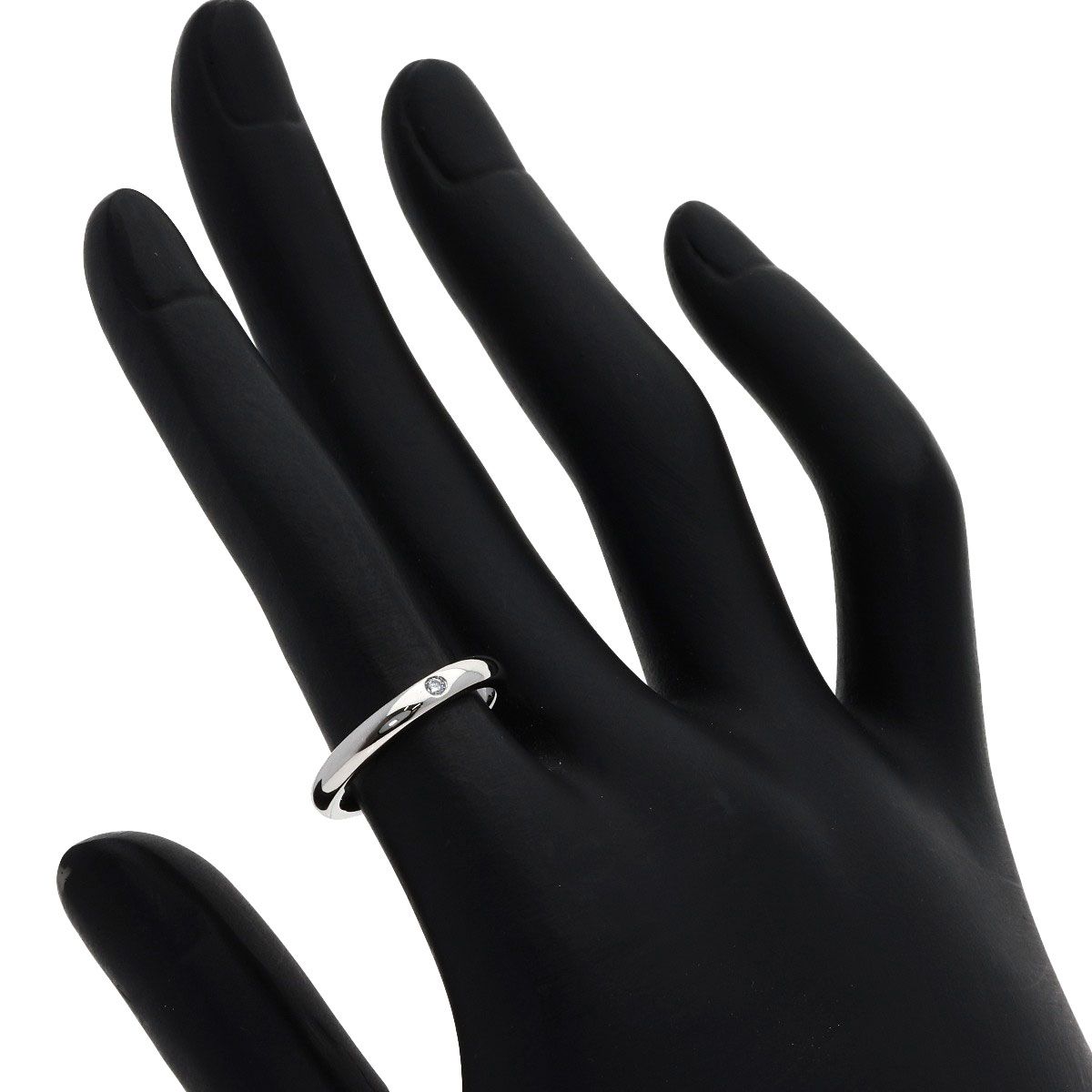TIFFANY&Co. ティファニー スタッキングバンド 1P ダイヤモンド リング 