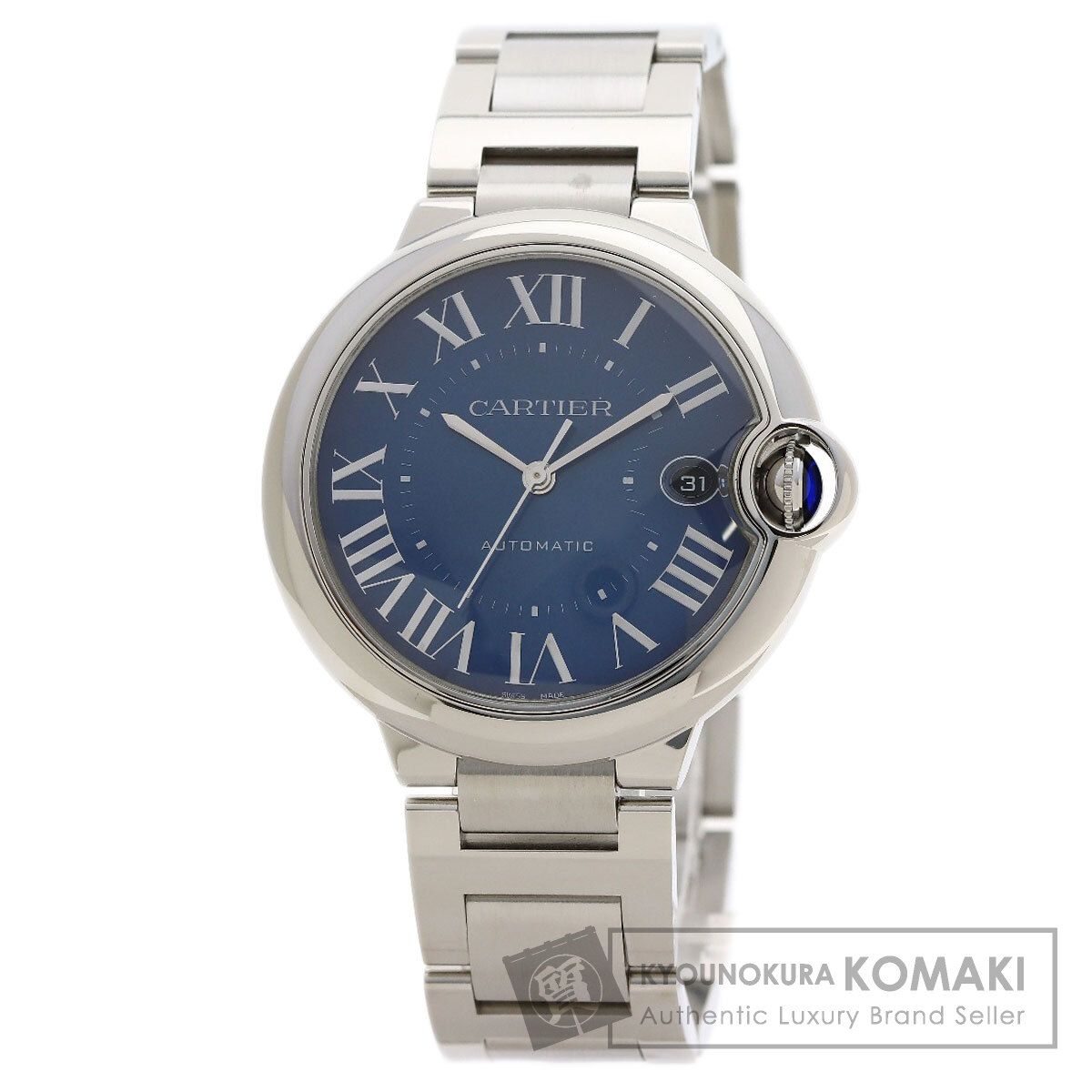 CARTIER カルティエ WSBB0061 バロン ブルー ドゥ カルティエ 40mm 腕時計 SS SS メンズ [中古]