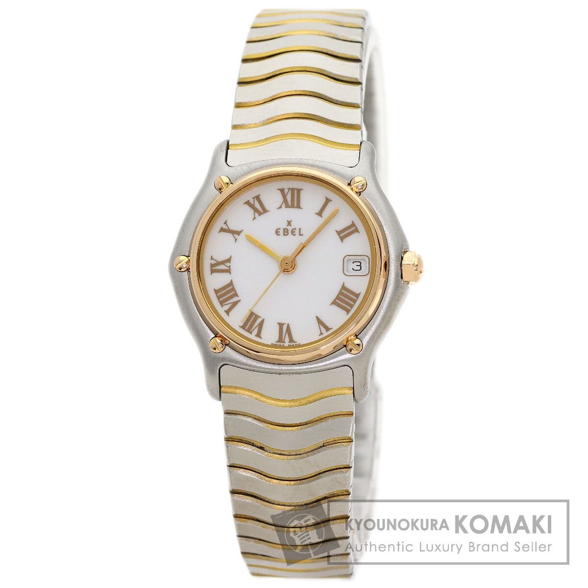 EBEL エベル スポーツ クラシックウェーブ 腕時計 SS SS K18PG