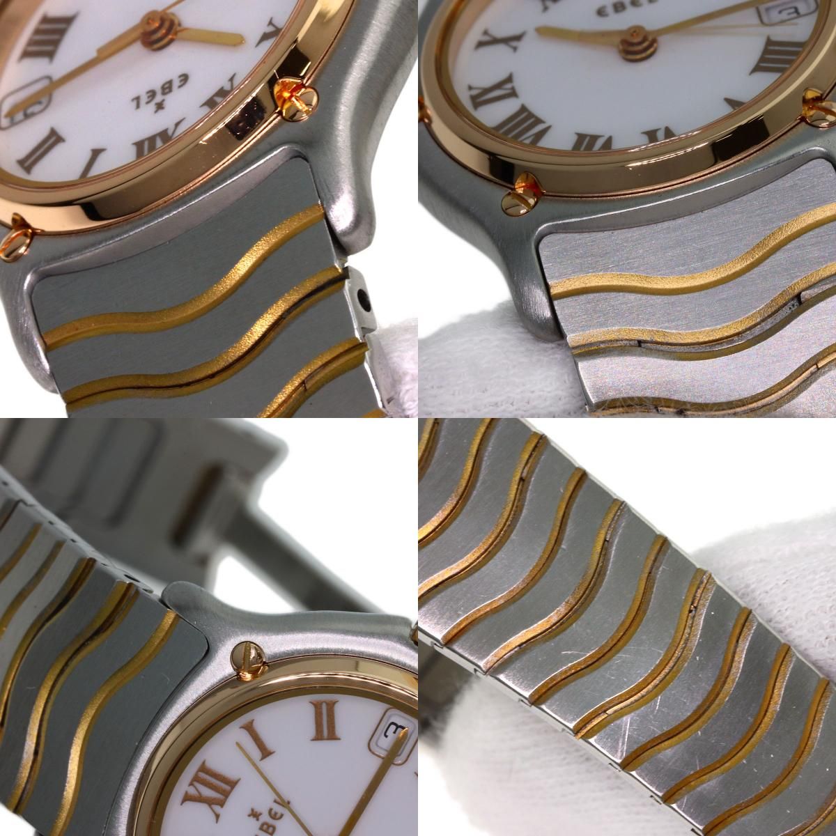 EBEL エベル スポーツ クラシックウェーブ 腕時計 SS SS K18PG