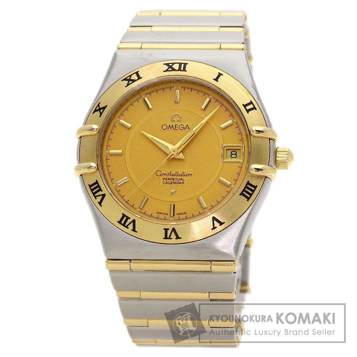 OMEGA オメガ 1252.10 コンステレーション パーペチュアルカレンダー 腕時計 SS SSxK18YG メンズ [中古]