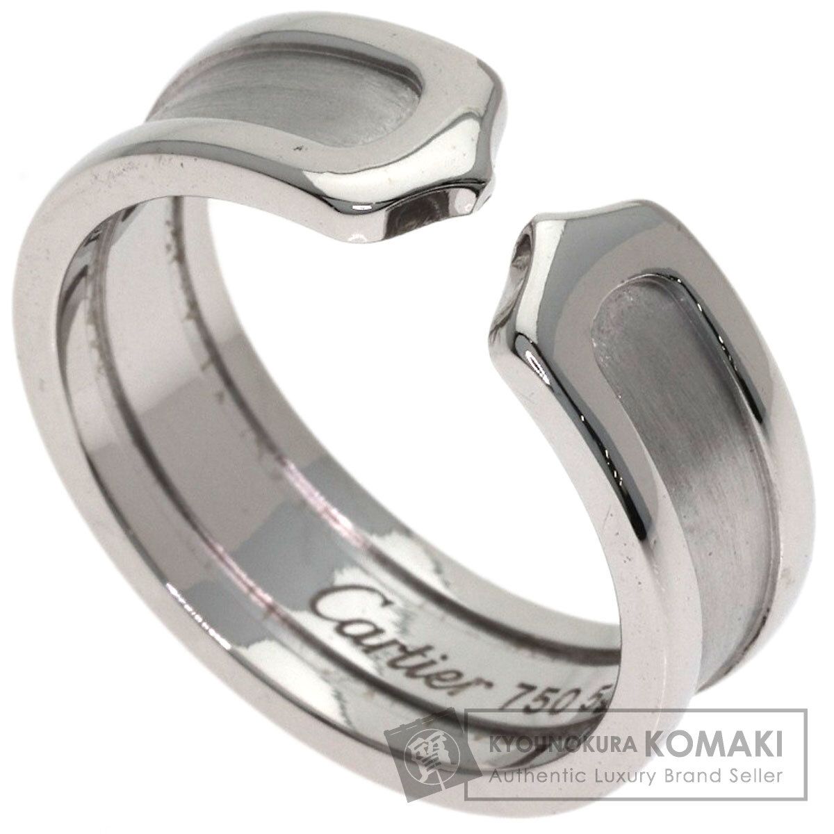 CARTIER カルティエ C2リング SM #53 リング・指輪 K18WG レディース [中古] 114,345円