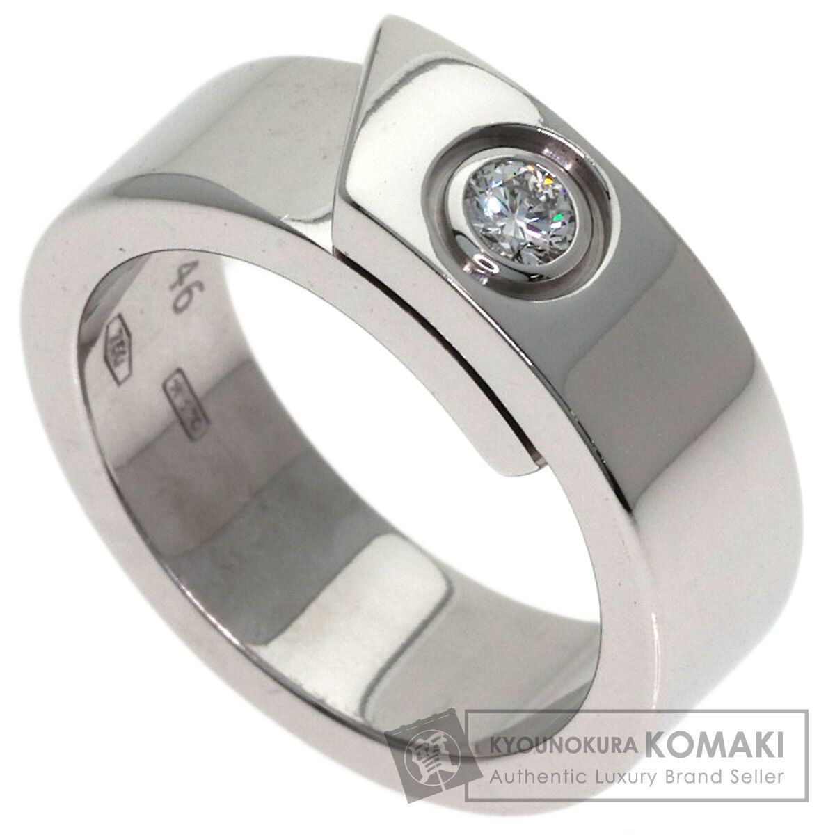 CARTIER カルティエ アニバーサリー ダイヤモンド #46 リング・指輪 K18WG レディース [中古] 172,095円