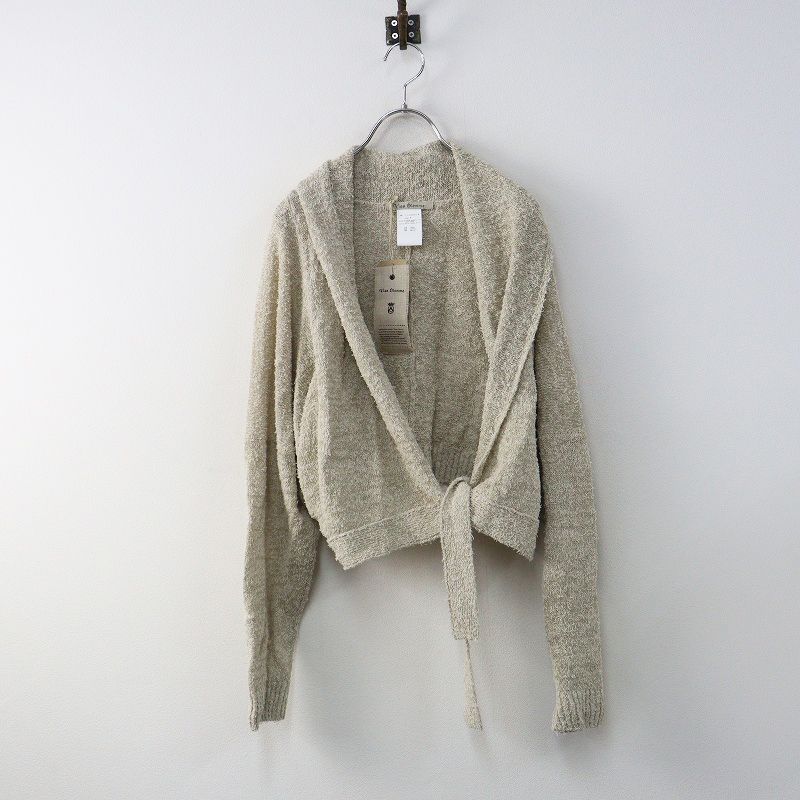 今季 2026SS 美品 タグ付き 定価42900円 ヴラスブラム Vlas Blomme Hemp Cotton Mossy 2Wayケープ F ベージュ／【2400014953404】