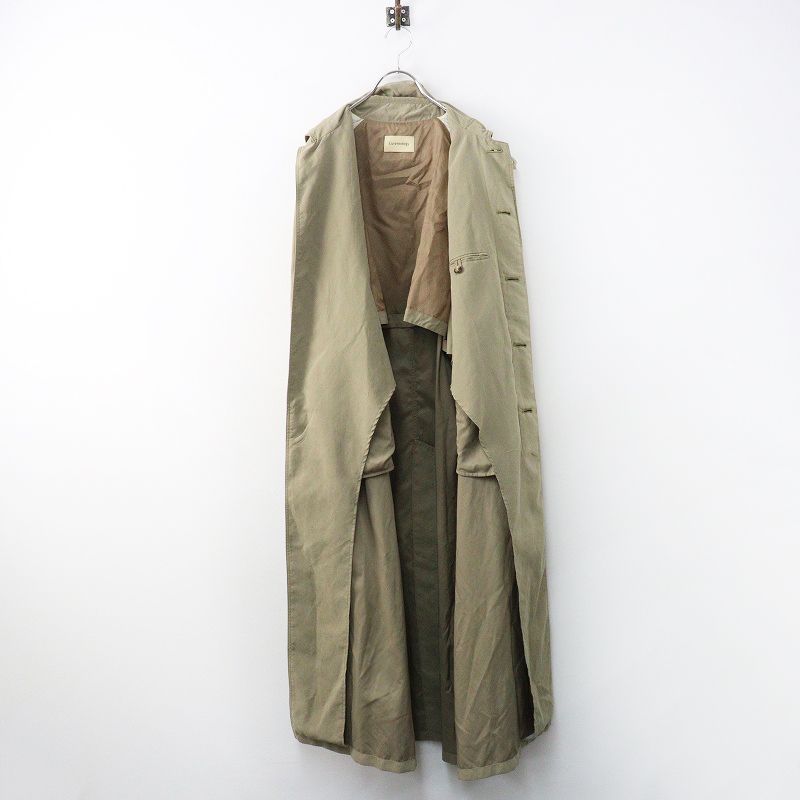 美品 定価49500円 2025AW カレンソロジー Curensology Peach trench