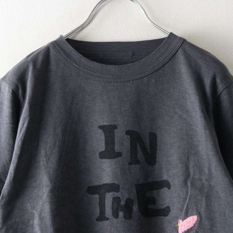 45R　バードのTシャツ 45R 45rpm フォーティファイブアール バード刺繍ロゴプリントの90845星