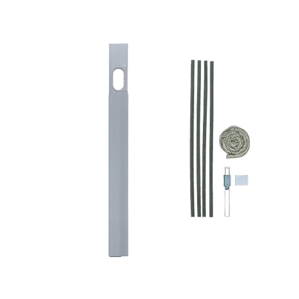 日晴金属 エアコン配管用 アルミ窓パネル シルバー 850?1380mm C-MP14-Sma