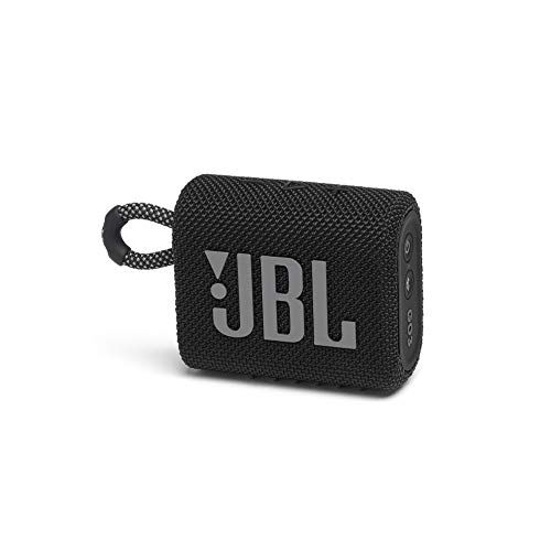 JBL GO3 Bluetoothスピーカー USB C充電/IP67防塵防水/パッシブラジエーター搭載/ポータブル/2020年モデル ブラック JBLGO3BLKma