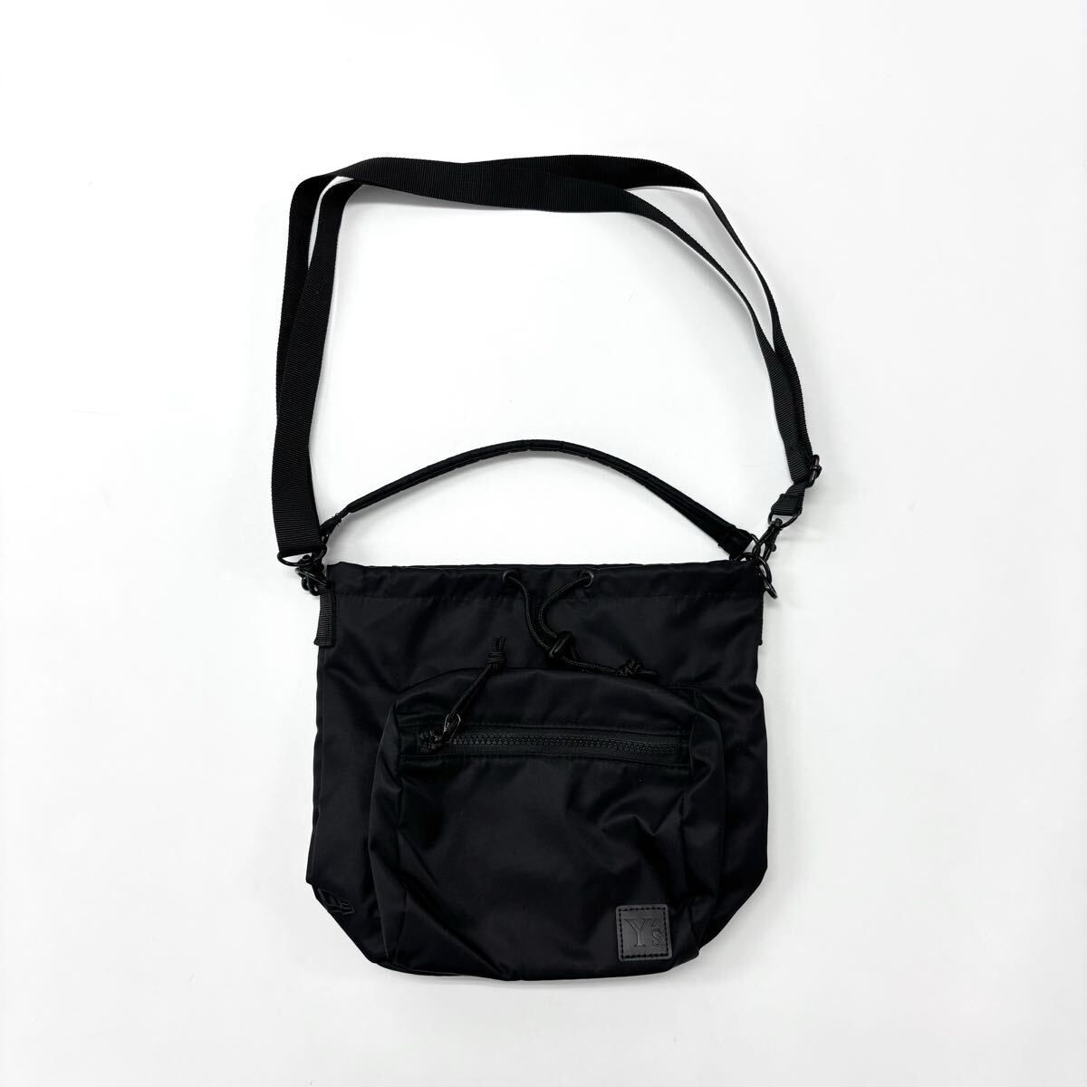 25aw 2025 良品 Y's ワイズ Yohji Yamamoto ヨウジヤマモト NEW ERA ニューエラ 2way Drawstring Pouch ドローストリング ポーチ 805-0050