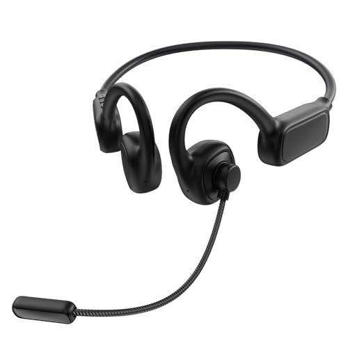 【ビジネスに最適！スムーズな通話を実現！】Bluetooth ヘッドセット マイク付き Bluetooth5.4+EDR イヤホンマイク オープンイヤー イヤホン ビジネスイヤホン ENCノイズキャンセリング技術 35g超軽量 究極のフィット 2af971df