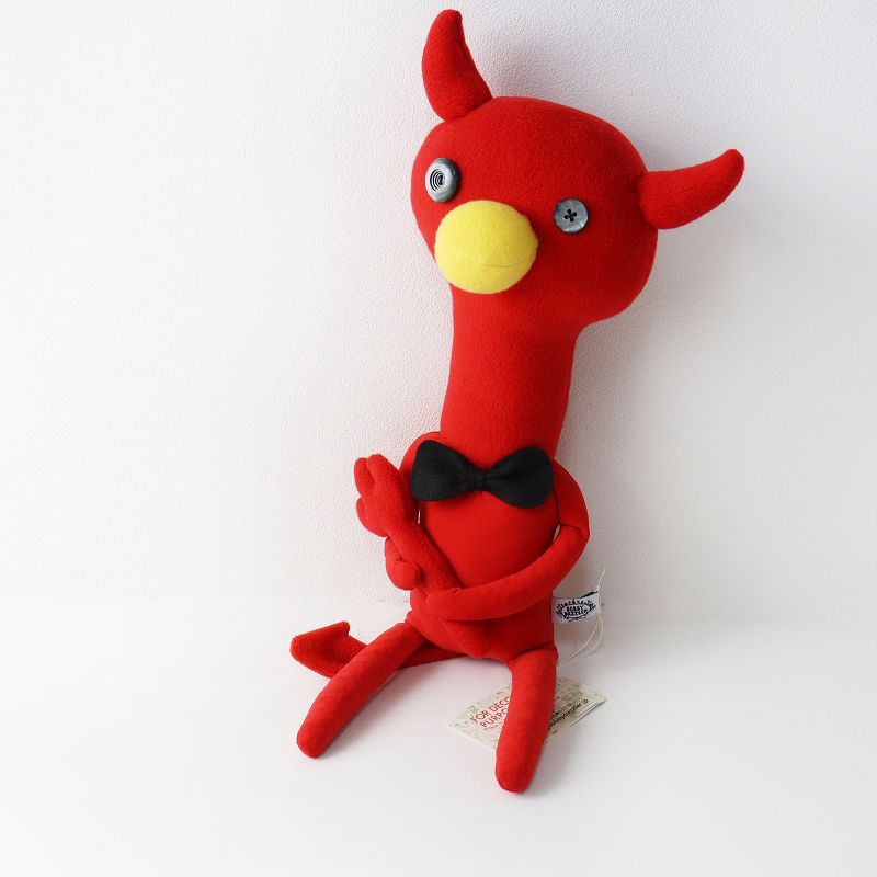 ボビーダズラー BOBBY DAZZLER 鳥 ぬいぐるみ 一点物＼レッド