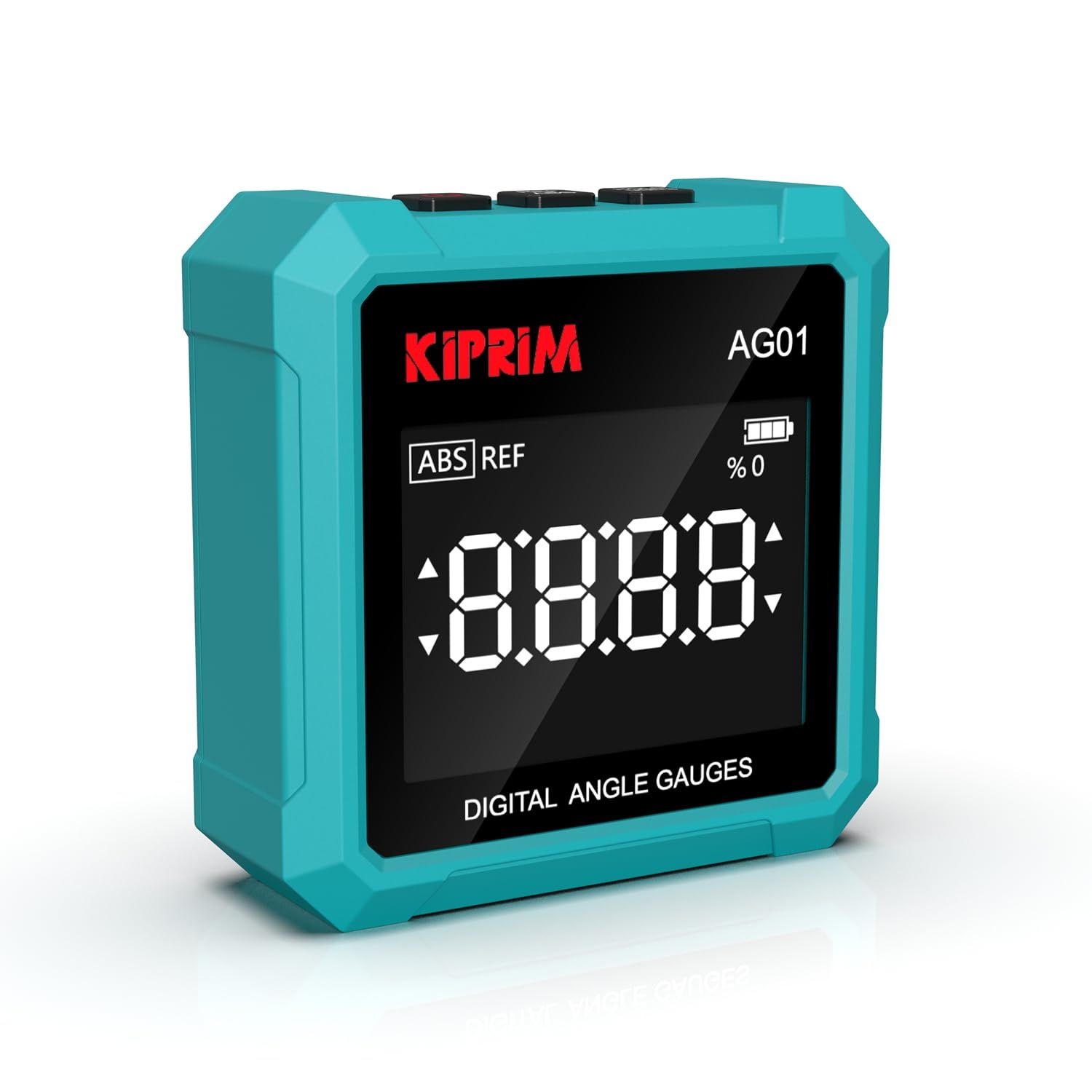 Kiprim AG01 デジタル傾斜計 - 3面マグネット式フット付きデジタルレベル、LCDバックライト、絶対/相対測定、木工、建設、DIYに最適(沖縄・離島の方不可) 5f88aeea