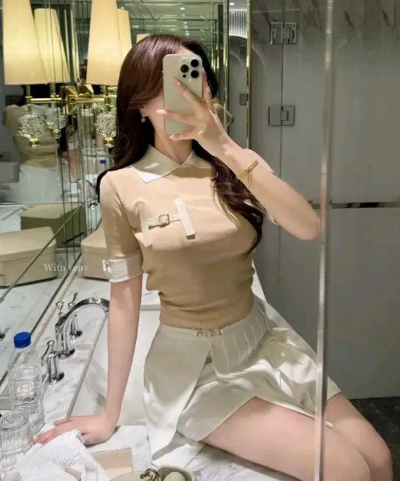 カラーTシャツ (69990) miel エル ジェイ 쁨