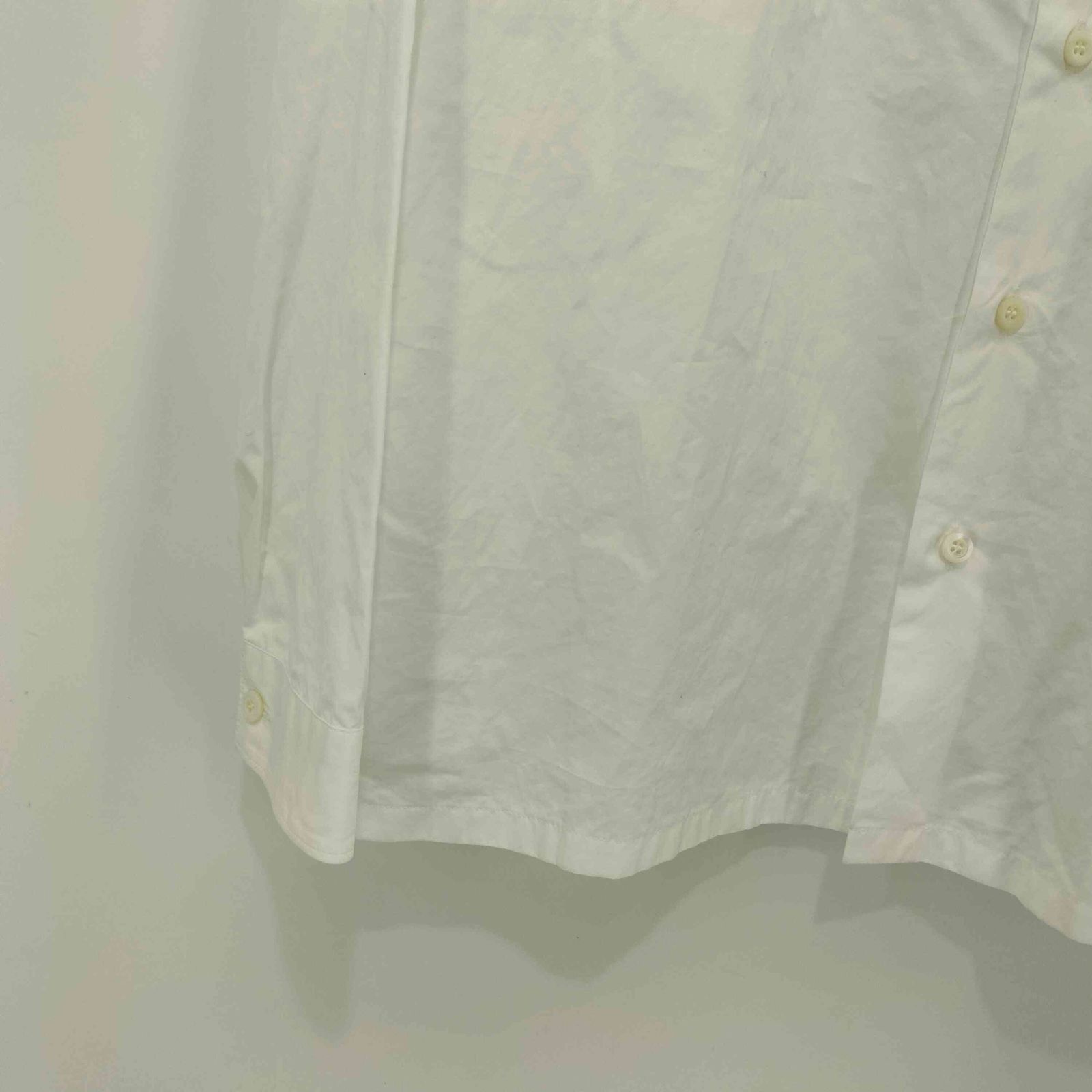 プラダ PRADA トライアングルパッチ シャツ メンズ import：M
