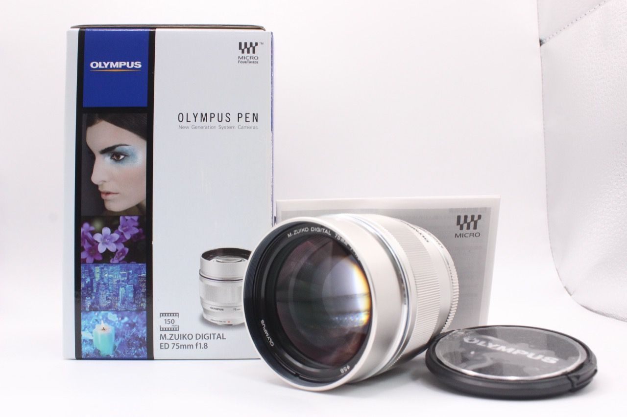 ★極上美品★ オリンパス OLYMPUS M.ZUIKO DIGITAL 75mm F1.8 ED MSC #5456@c RO4634