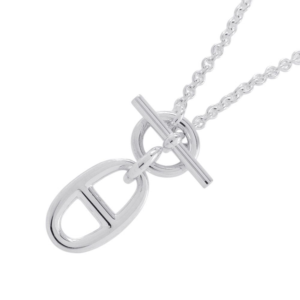 エルメス ネックレス シェーヌダンクル アミュレット SV925シルバー HERMES ジュエリー