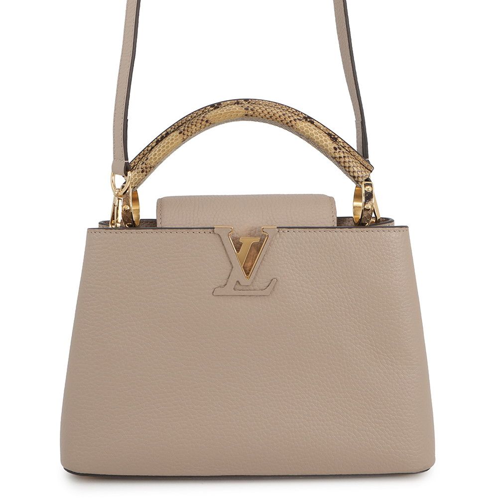 ルイヴィトン ハンドバッグ カプシーヌBB トリヨン パイソン N92041 LOUIS VUITTON ヴィトン 2wayショルダーバッグ