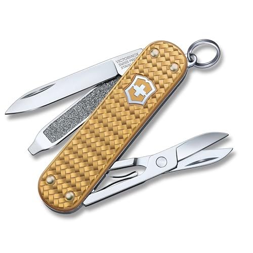 VICTORINOX(ビクトリノックス) クラシック プレシャス ALOX コレクション 全5色 スイス・アーミーナイフ 多機能 ナイフ アウトドア キャンプ はさみ マイナスドライバー付き つめやすり搭載 5機能を搭載したスイス製マルチツー b21680b4