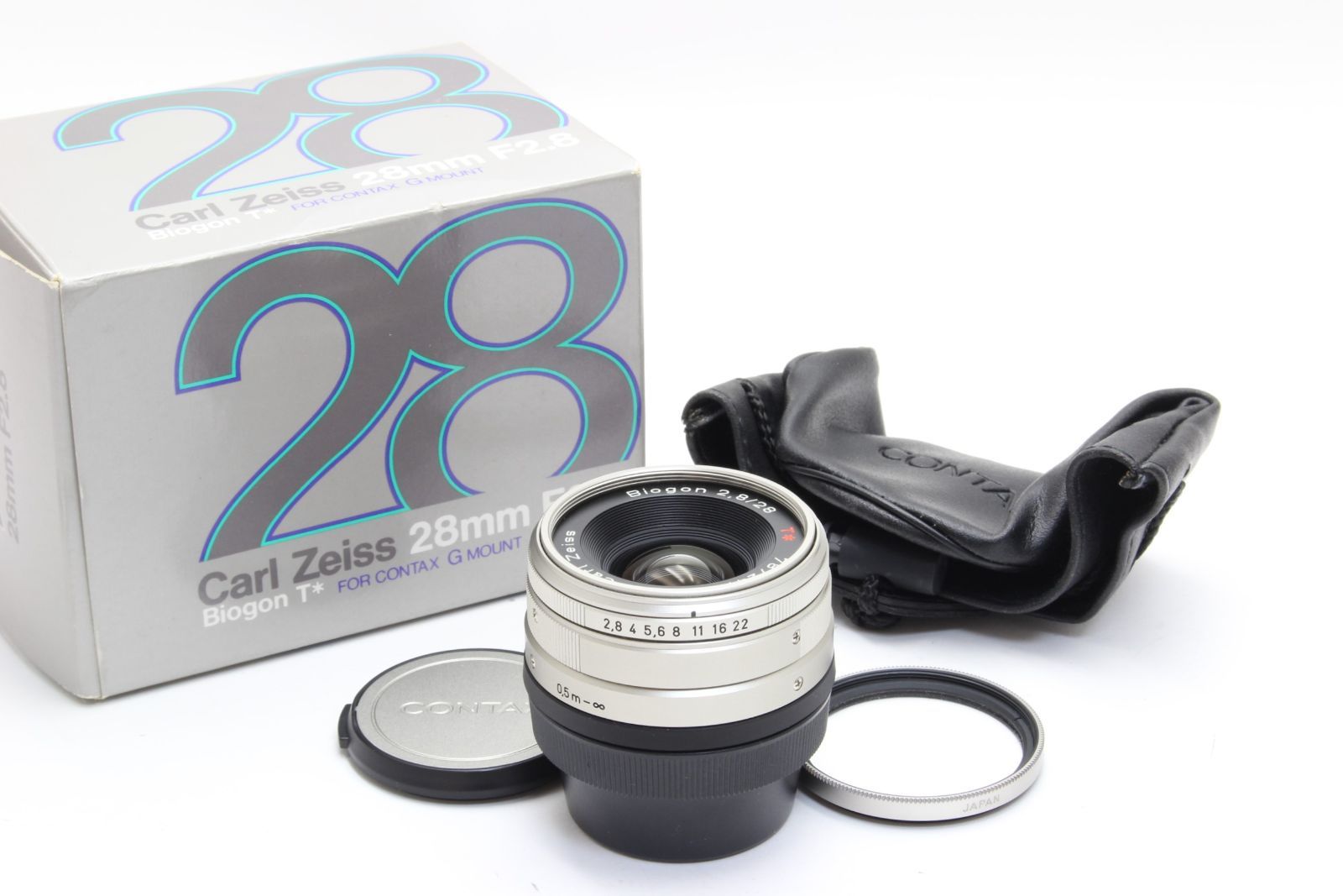 B (並品) CONTAX Carl Zeiss Biogon 28mm F2.8 T* 初期不良返品無料 4-36