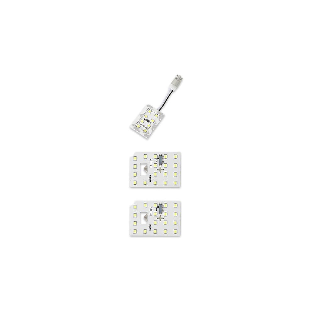 YOURS(ユアーズ) 70系 ランドクルーザー 専用 LED ルームランプ セット[カラー:ゴールド] 3段階光量調整 LAND CRUISER 70 室内灯 明るさ 調整 専用工具付 カスタム パーツ アクセサリー ドレスアップ トヨタ TOYO ...