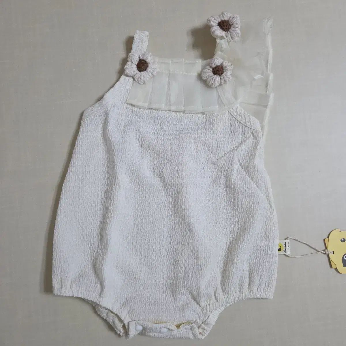 (新品) 赤ちゃん 女の子 夏 ドレス ボディシュート 撮影ルック 90号