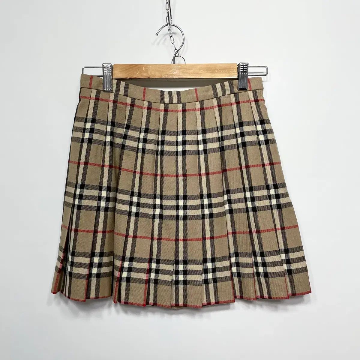 BURBERRY バーバリー ノヴァチェック プリーツ スカート