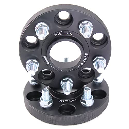 HELIX ハブ付 ワイドトレッドスペーサー 5H PCD114.3 内径60mm M12XP1.5 マットブラック【2枚セット】【適合車事前に要確認】 (厚み 20mm)kk 40dfa974