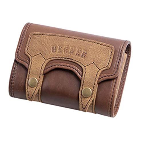 DEGNER(デグナー) アンテナ分離型ETC対応 ビンテージデザイン レザーコンビネーション レザー ETCケース ブラウン SB-91t