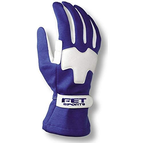 FET sports/エフイーティースポーツ 3Dライトウエイトグラブ レーシンググラブ グローブ ブルー×ホワイト Mサイズ 71172510FT3DLW10t