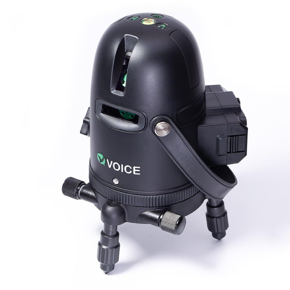 VOICE レーザー墨出し器 2ライン グリーンレーザー Model-G2 レーザー タテ ヨコ ライン 照射モデル アプリからの遠隔操作 タッチスイッチ(沖縄・離島の方発送不可)) 0f5f659b