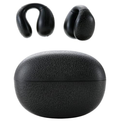 エレコム ワイヤレスイヤホン Bluetooth 5.4 イヤーカフ型 軽量 AAC対応 連続再生5時間 タッチセンサー 音声アシスタント対応 完全ワイヤレス Type-C 充電 ブラック LBT-OWS03BK-ECｍａ