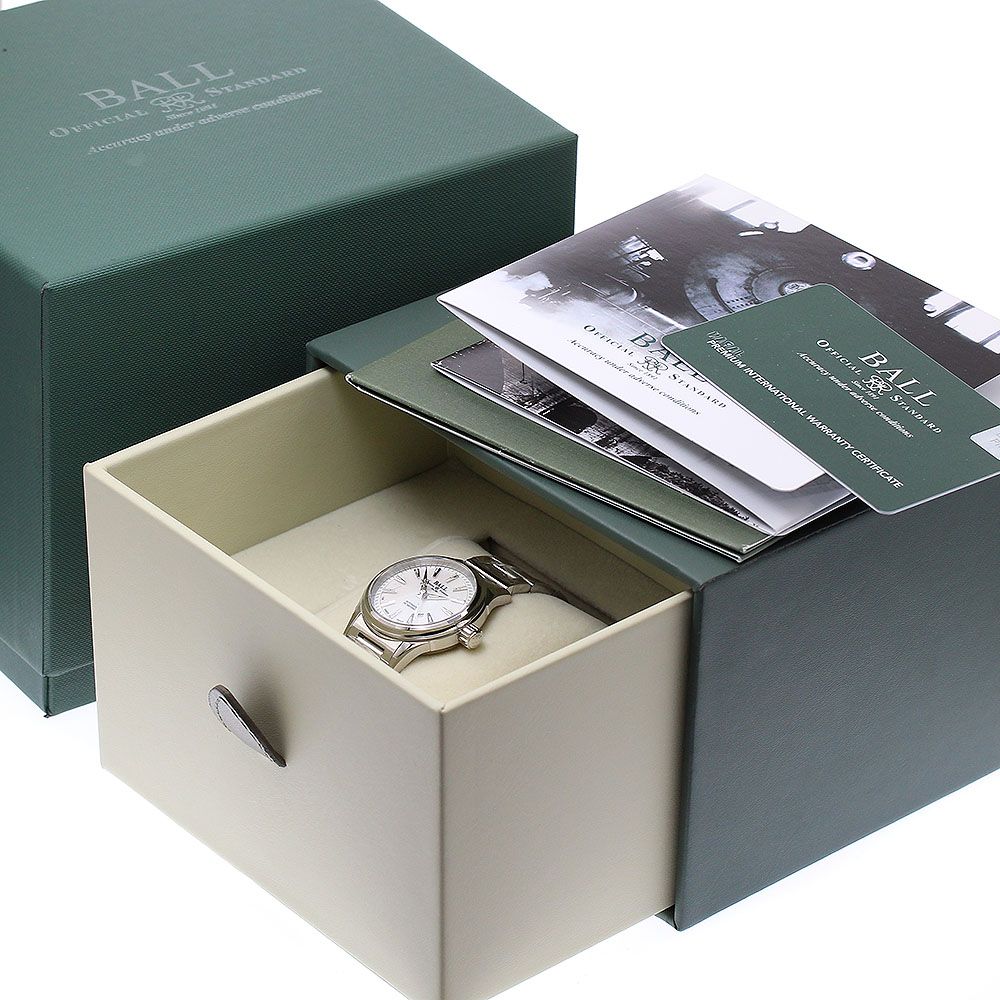 ボールウォッチ BALLWATCH NL2098C-S6J-WH ストークマン ヴィクトリー デイト 自動巻き レディース 未使用品 箱・保証書付き_898148【ev10】 BALL Watch（ボール ウォッチ） NL2098C-S6J-WH レディース 腕時計