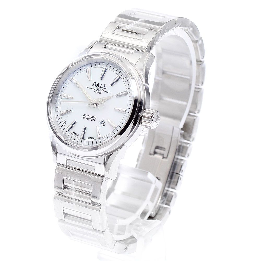 ボールウォッチ BALLWATCH NL2098C-S6J-WH ストークマン ヴィクトリー デイト 自動巻き レディース 未使用品 箱・保証書付き_898148【ev10】 ボールウォッチ BALLWATCH NL2098C-S6J-WH ストークマン ヴィクトリー