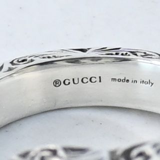 新作，豊富な】 【研磨済】GUCCI ダブルG キー リング 指輪 11号