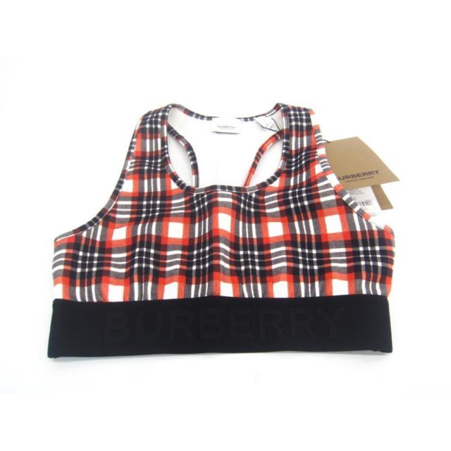 BURBERRY バーバリー LONDON ENGLAND SIZE:S スポーツブラ チェック柄 レディース 服 ∠UF4670
