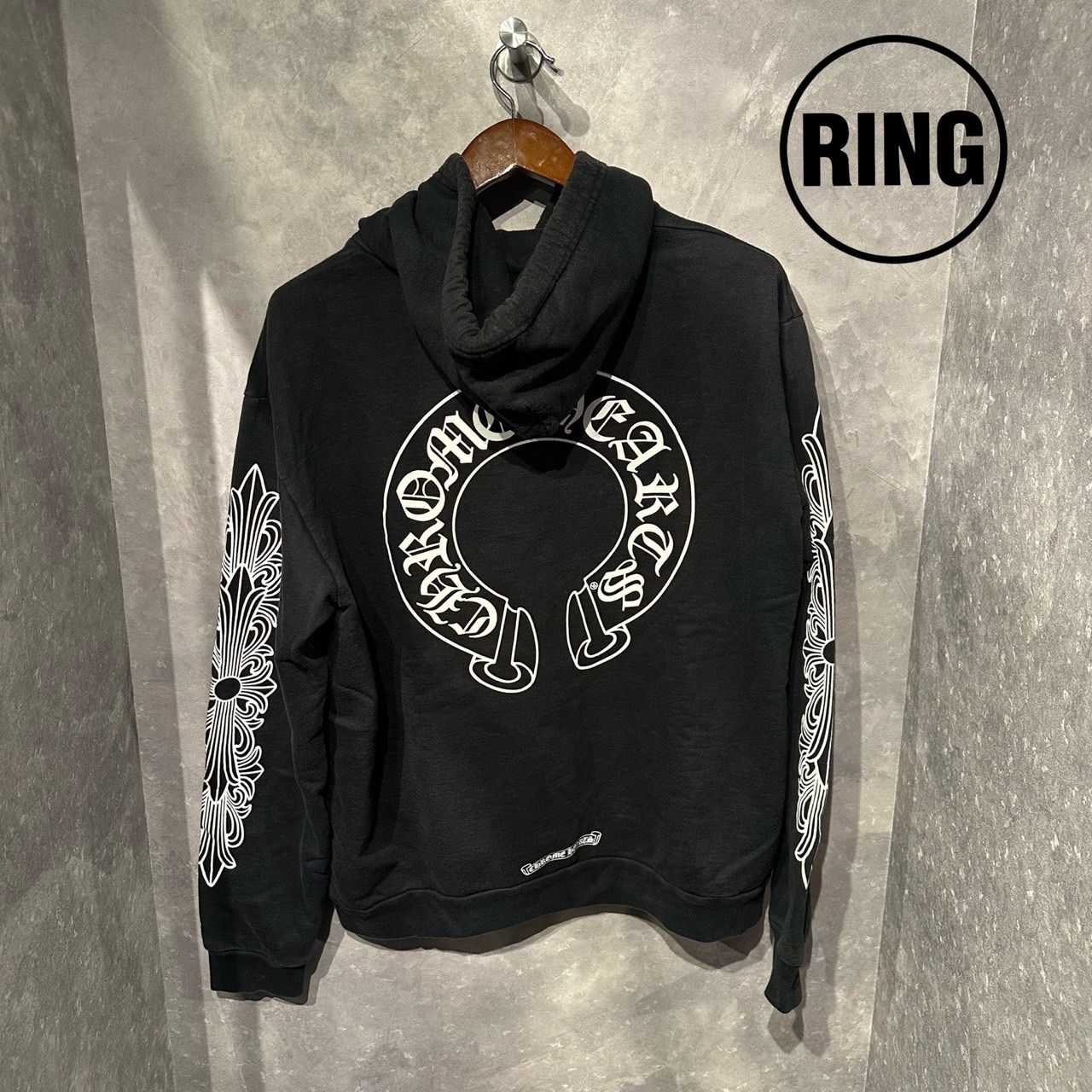 Chrome Hearts Horseshoe PLVR Hoodie BLK - メルカリ