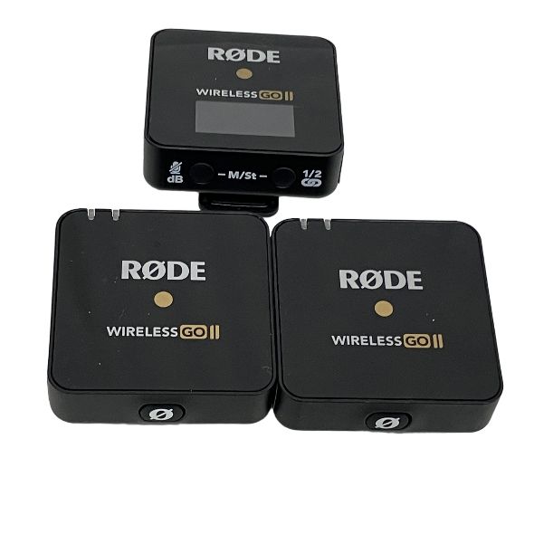 RODE Wireless GO II ワイヤレスマイク デュアルチャネルマイク 良好