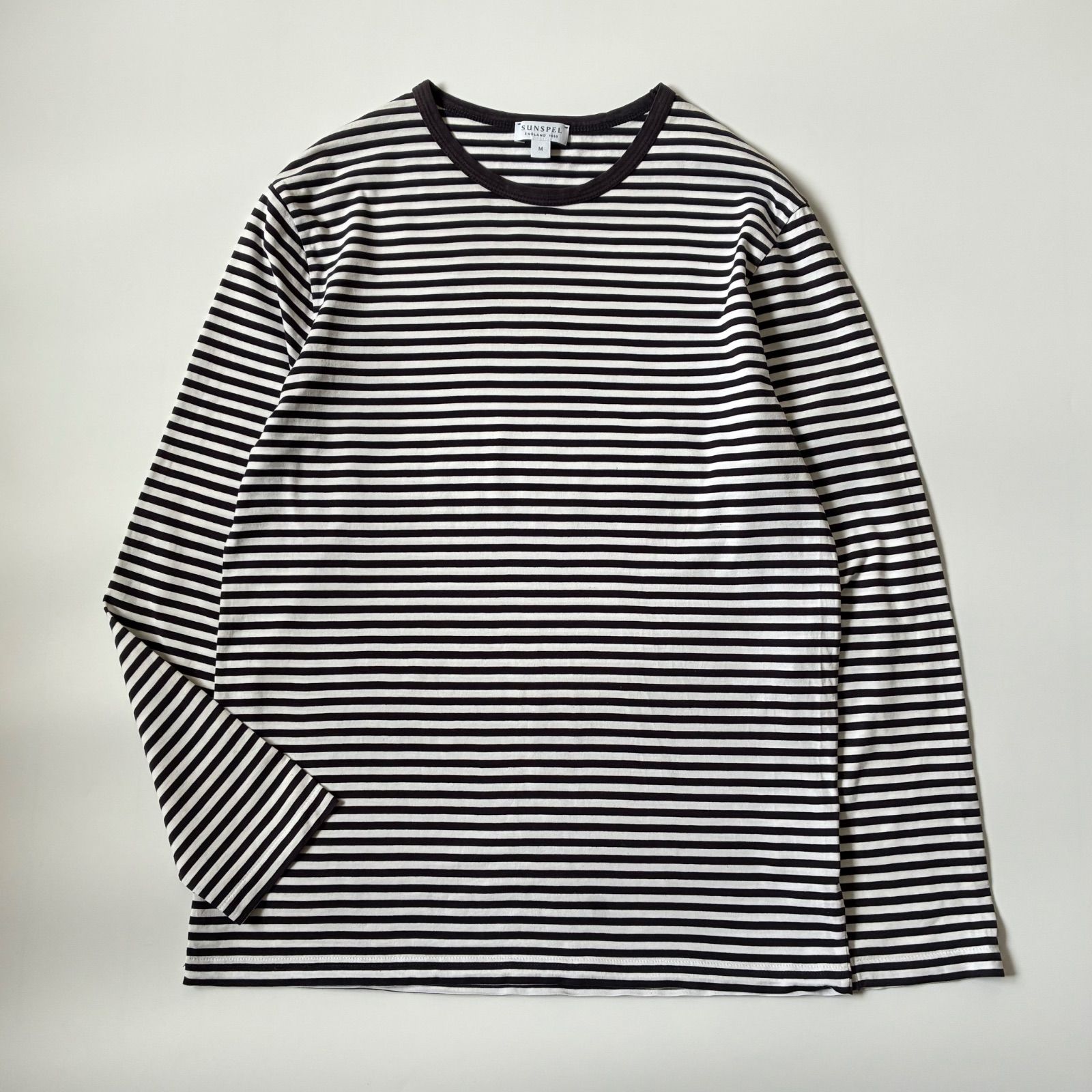 SUNSPEL / コットン ボーダー ロングスリーブ Tシャツ - メルカリ