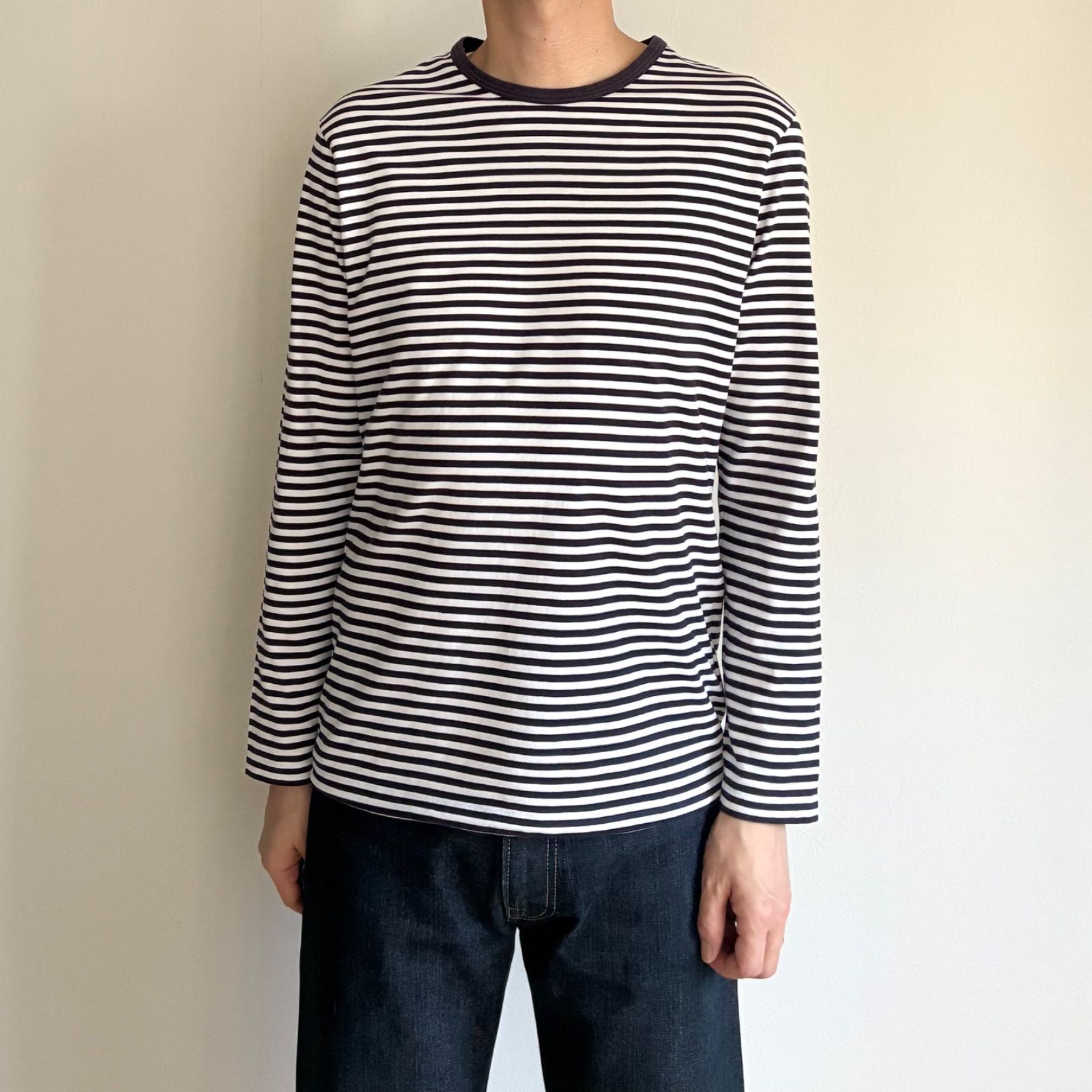 SUNSPEL / コットン ボーダー ロングスリーブ Tシャツ - メルカリ