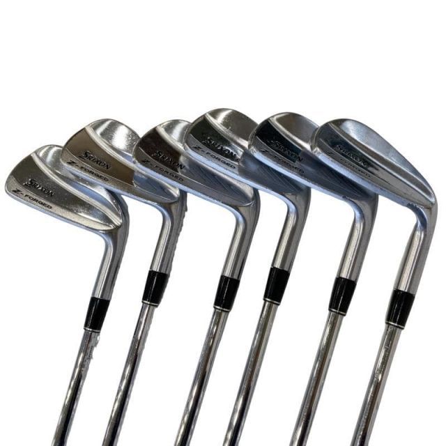 【中古】 ダンロップ SRIXON Z-FORGED 6S アイアンセット IR 純正特注シャフト (フレックスS) メンズ 男性用 右利き 右用 Cランク ゴルフクラブ