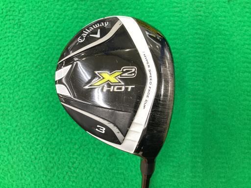 【中古】 キャロウェイ X2 HOT 3W フェアウェイウッド FW X2 HOT(フェアウェイ) (フレックスS) メンズ 男性用 右利き 右用 Cランク ゴルフクラブ
