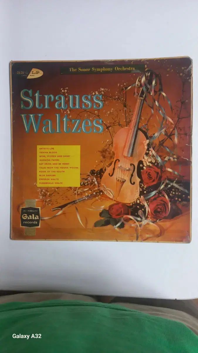 Gala Strauss Waltzes LP 記録 アルバム