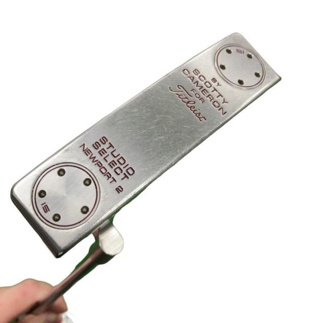 【中古】 タイトリスト SCOTTY CAMERON STUDIO SELECT NEWPORT 2 34インチ(15g) パター PT スチール (フレックスその他) メンズ 男性用 右利き 右用 Cランク ゴルフクラブ