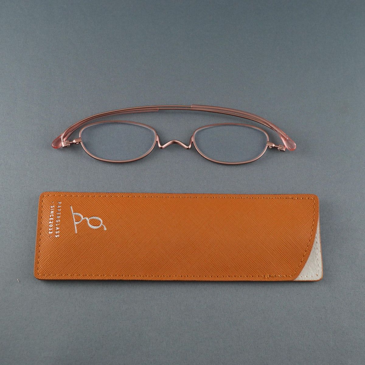 老眼鏡 PAPER GLASS ペーパーグラス PG-201 USED美品 +1.5相当 薄型