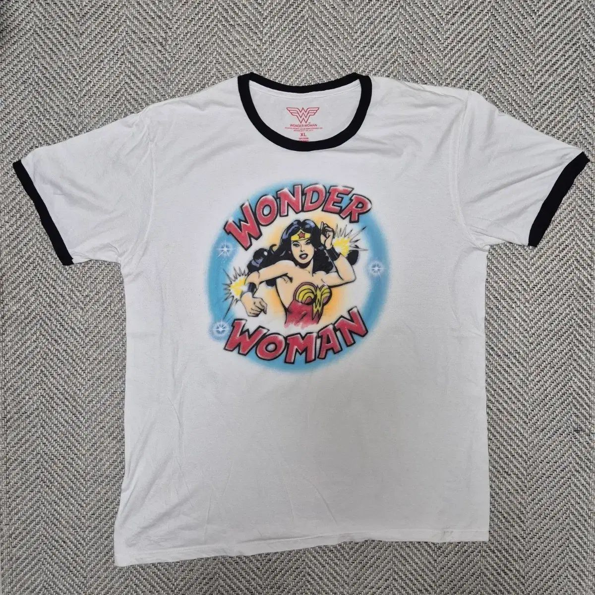 ワンダーウーマン リンガー Tシャツ (XL)-通販・アウトレット